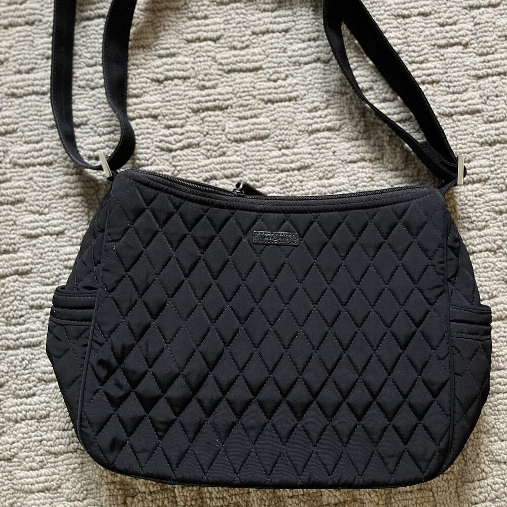 Vera Bradley Black on the Go Crossbody - like new